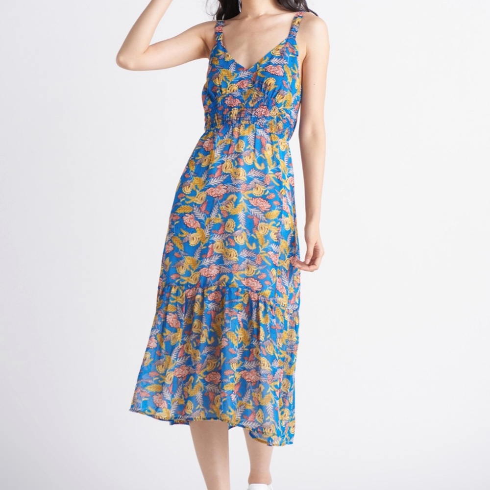 Black Tape Daniella Printed Maxi Dress